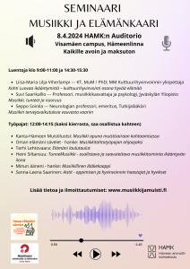Seminaari: Musiikki ja elämänkaari ke 8.4.2024