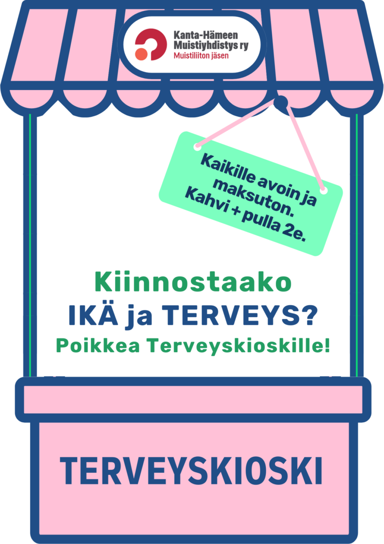 Terveyskioski. Kaikille avoin ja maksuton.