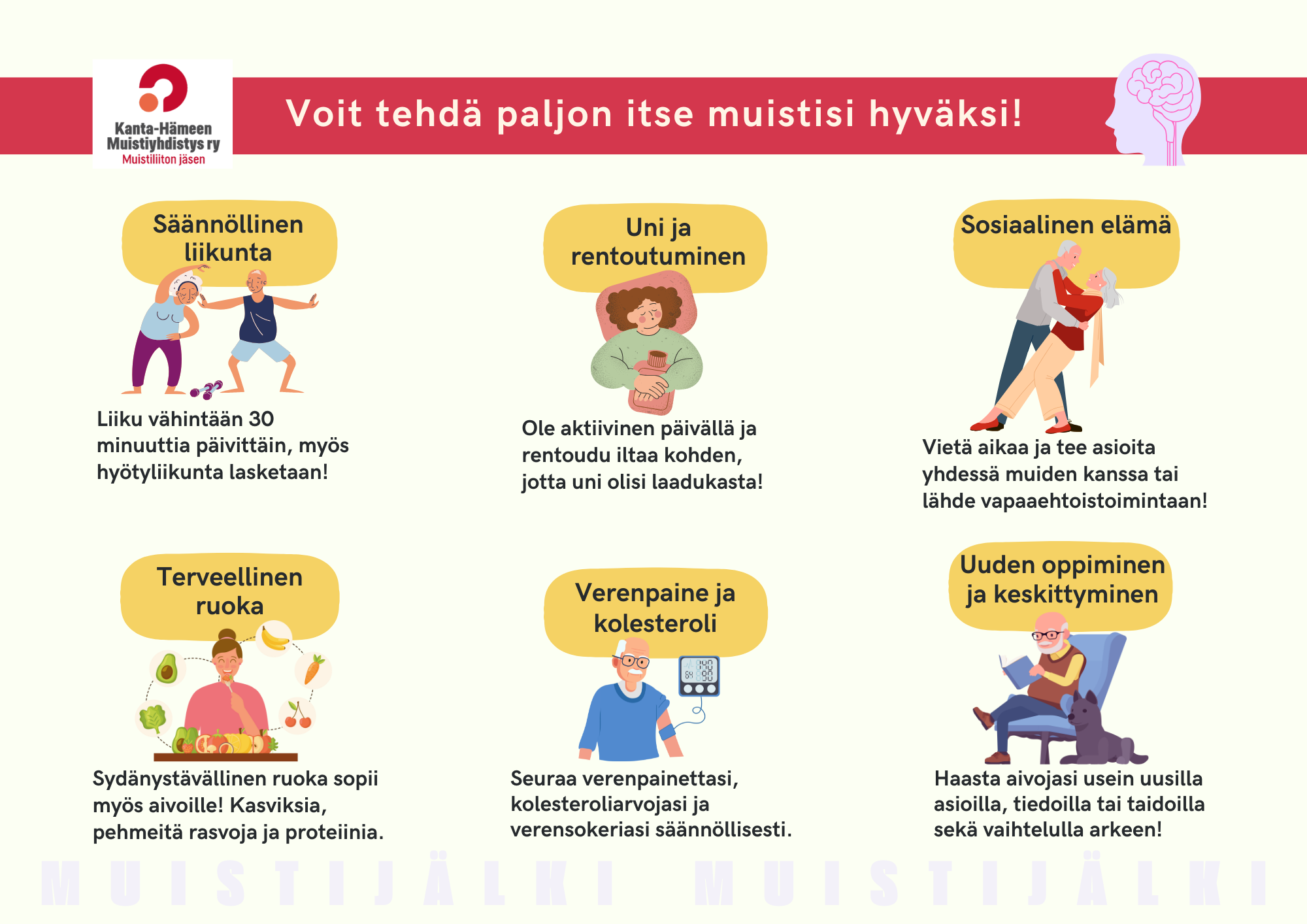 Ohjeita terveellisiin elintapoihin