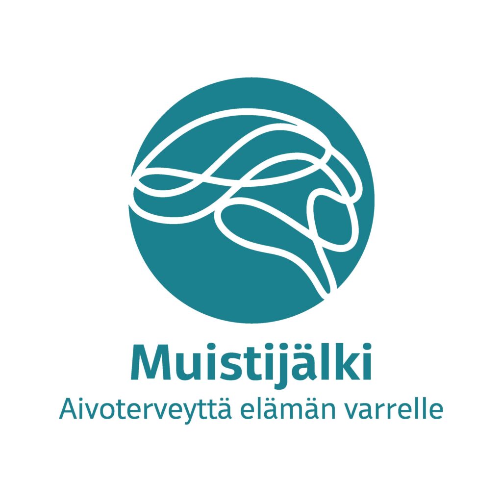 Muistijälki - aivoterveyttä elämän varrelle -hankkeen logo